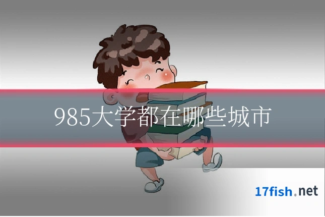985大学都在哪些城市