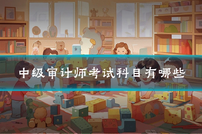 中级审计师考试科目有哪些