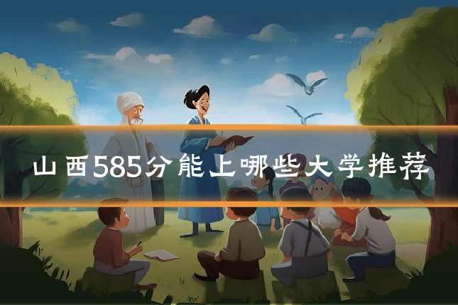 山西585分能上哪些大学推荐