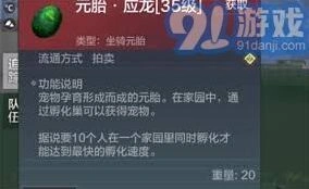 妄想山海应龙获取与养成完整指南