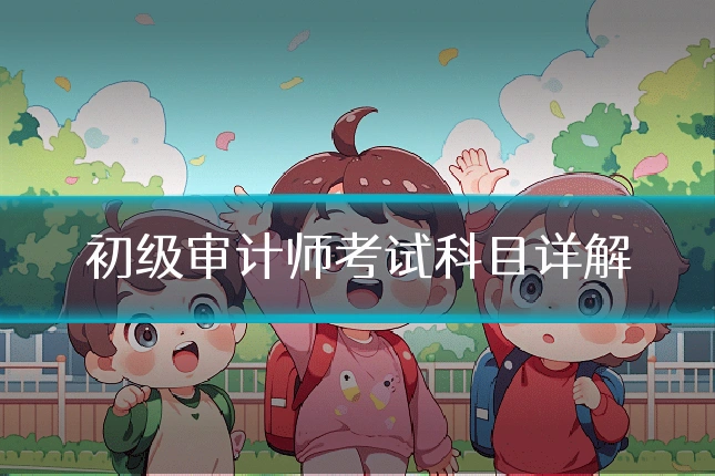 初级审计师考试科目详解