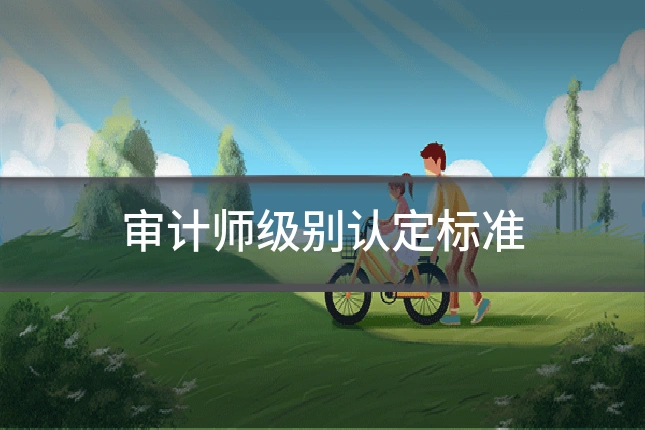 审计师级别认定标准
