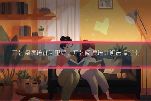 开封阅读培训哪里好:开封阅读培训班选择指南