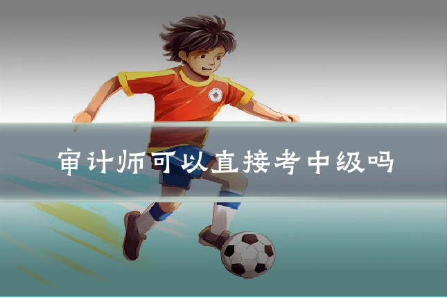 审计师可以直接考中级吗