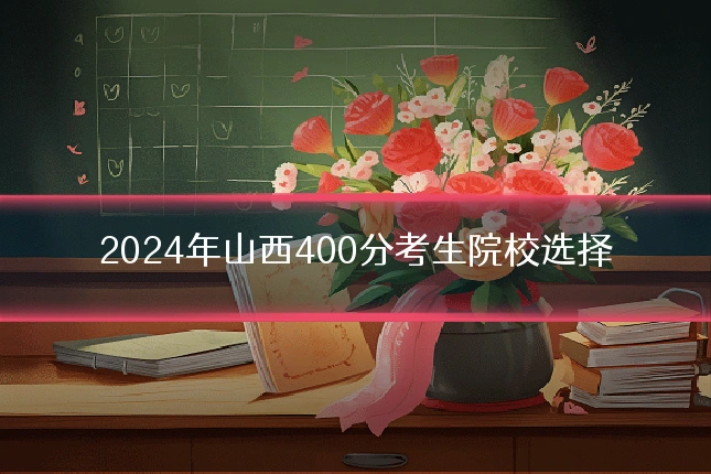 2024年山西400分考生院校选择
