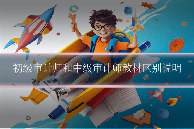 初级审计师和中级审计师教材区别说明