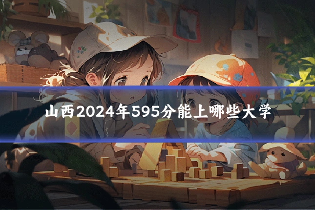 山西2024年595分能上哪些大学