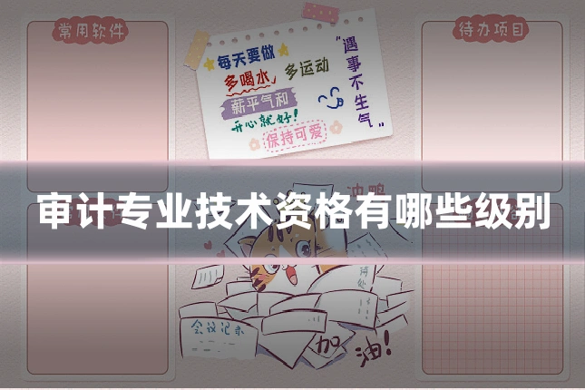 审计专业技术资格有哪些级别