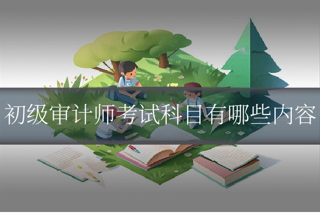 初级审计师考试科目有哪些内容