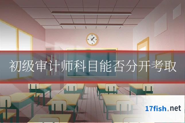 初级审计师科目能否分开考取