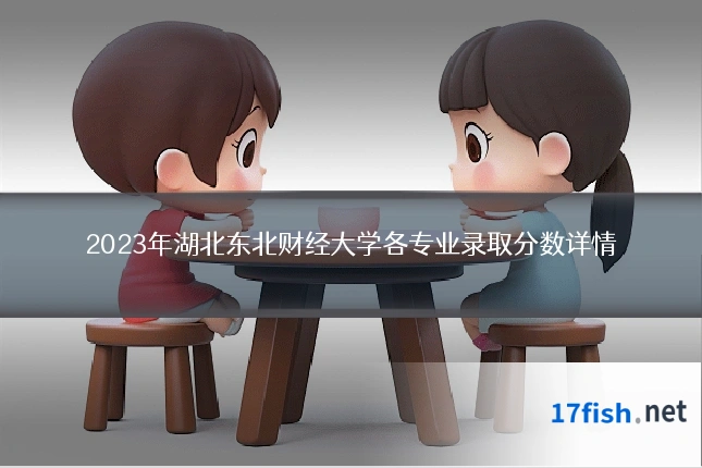 2023年湖北东北财经大学各专业录取分数详情