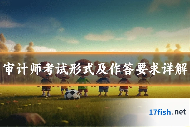 审计师考试形式及作答要求详解