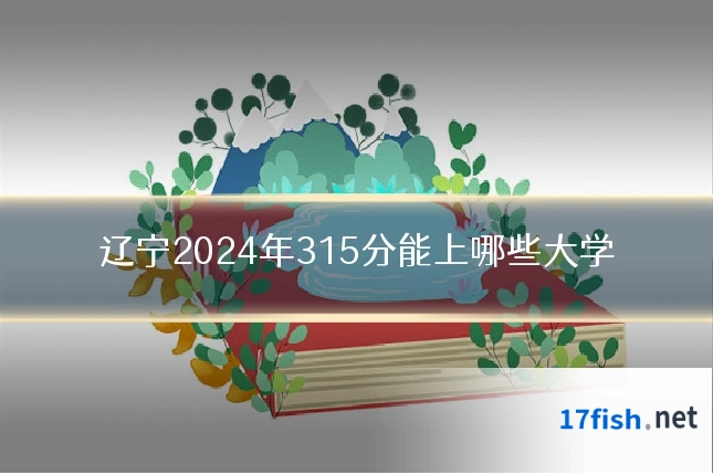 辽宁2024年315分能上哪些大学