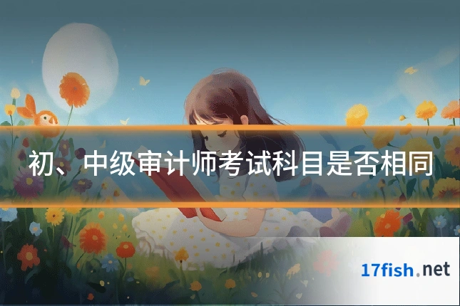 初、中级审计师考试科目是否相同