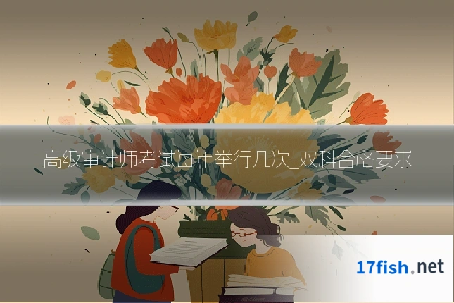 高级审计师考试每年举行几次_双科合格要求
