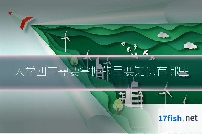 大学四年需要掌握的重要知识有哪些