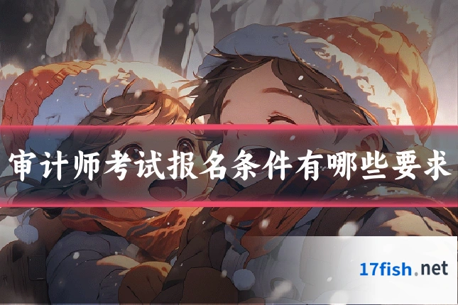 审计师考试报名条件有哪些要求