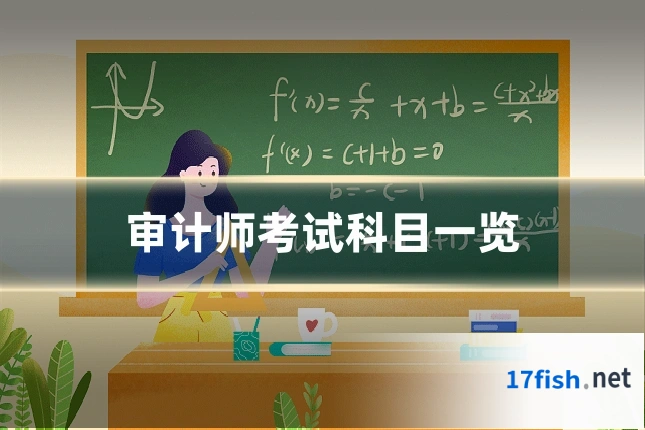 审计师考试科目一览