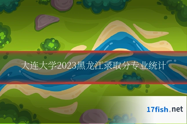大连大学2023黑龙江录取分专业统计