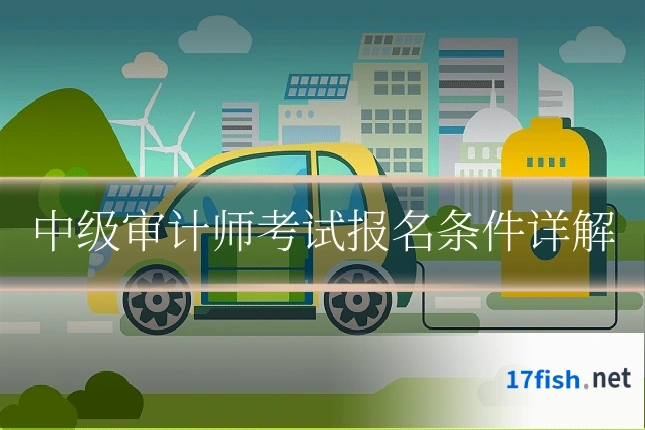 中级审计师考试报名条件详解