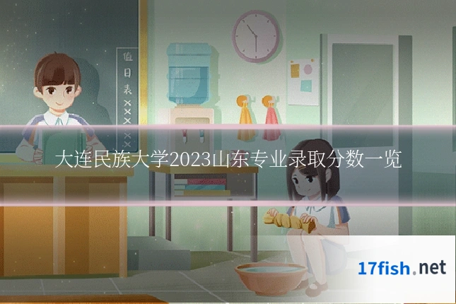 大连民族大学2023山东专业录取分数一览