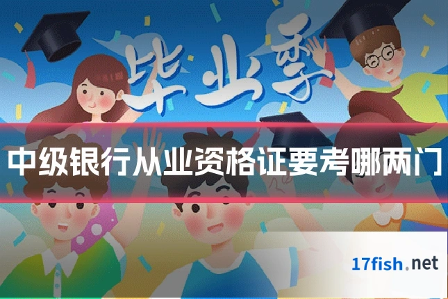 中级银行从业资格证要考哪两门
