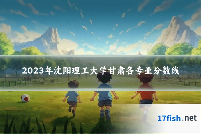 2023年沈阳理工大学甘肃各专业分数线