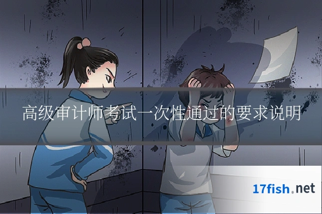 高级审计师考试一次性通过的要求说明