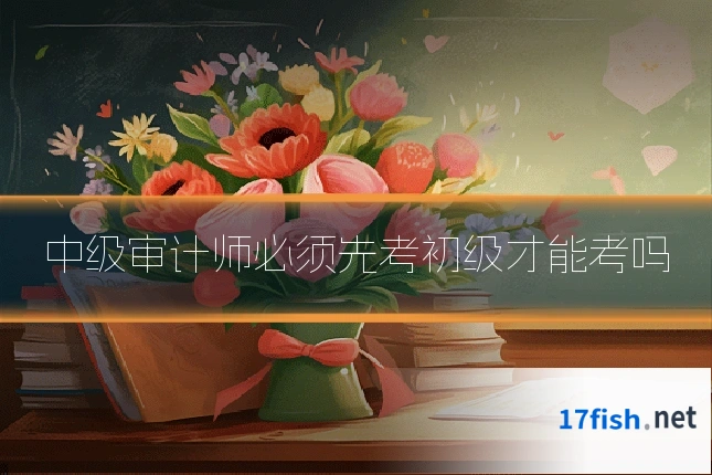 中级审计师必须先考初级才能考吗