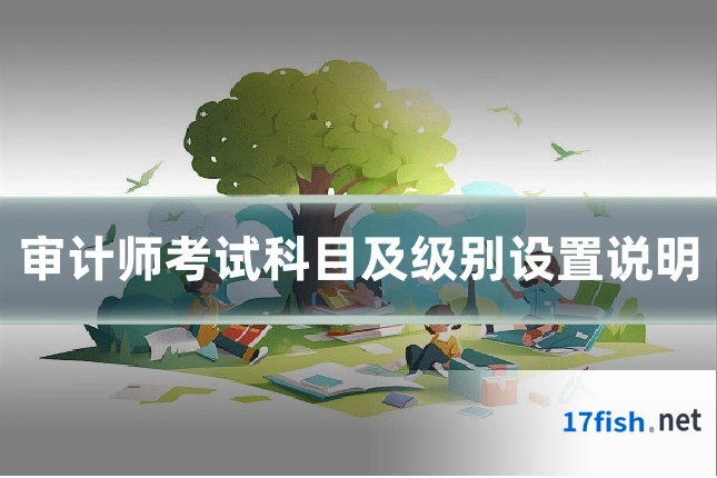 审计师考试科目及级别设置说明