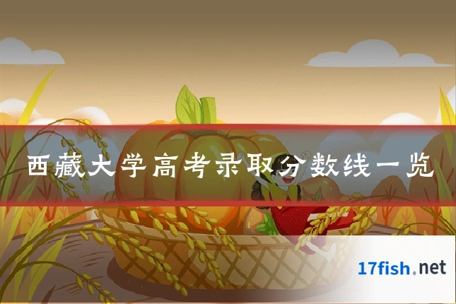 西藏大学高考录取分数线一览
