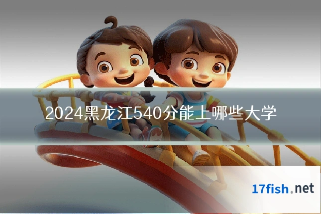 2024黑龙江540分能上哪些大学