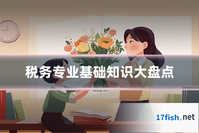 税务专业基础知识大盘点