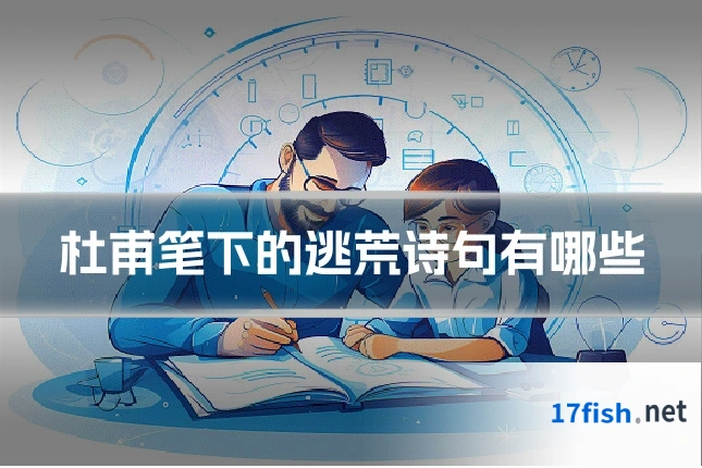 杜甫笔下的逃荒诗句有哪些