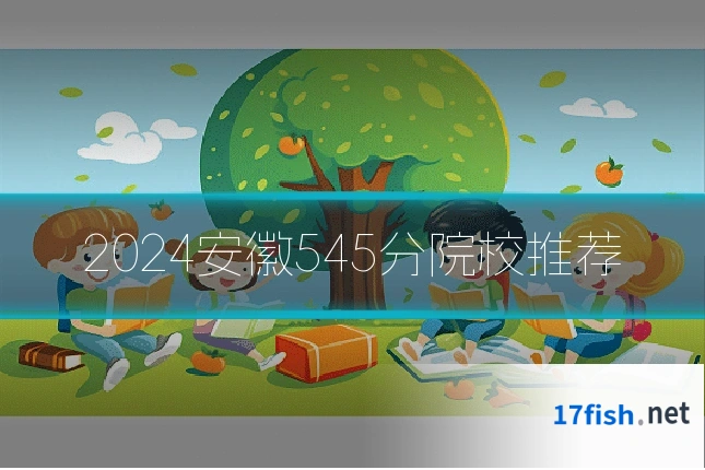 2024安徽545分院校推荐