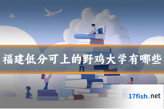 福建低分可上的野鸡大学有哪些