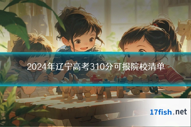 2024年辽宁高考310分可报院校清单