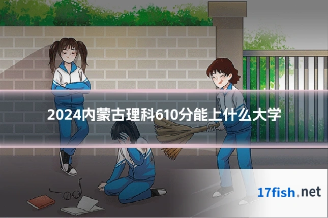 2024内蒙古理科610分能上什么大学