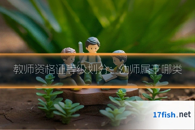 教师资格证等级划分:幼师属于哪类