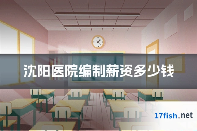 沈阳医院编制薪资多少钱