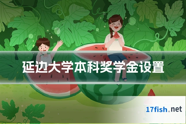 延边大学本科奖学金设置