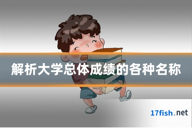 解析大学总体成绩的各种名称