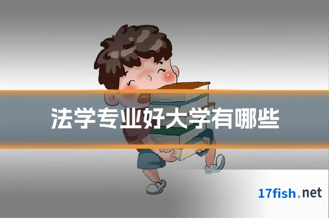 法学专业好大学有哪些