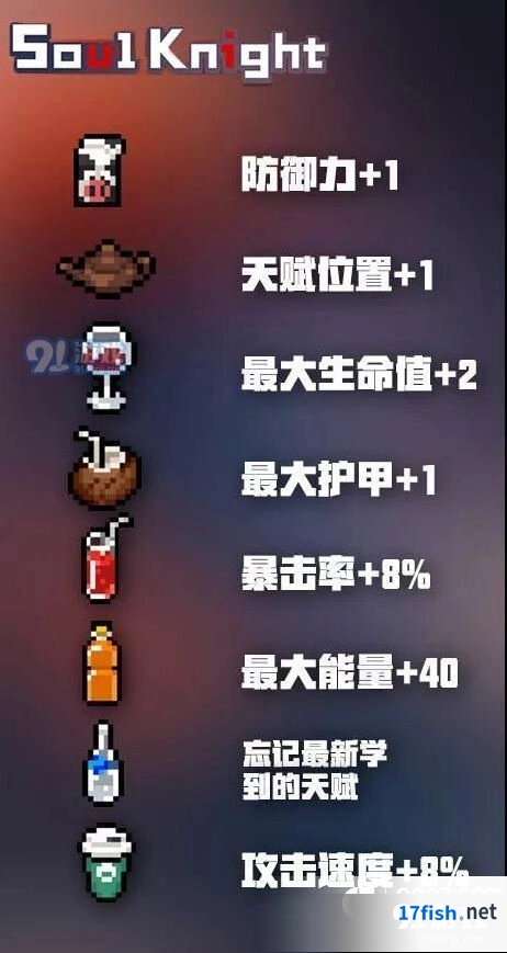 元气骑士果汁属性作用 加成效果与实战分享