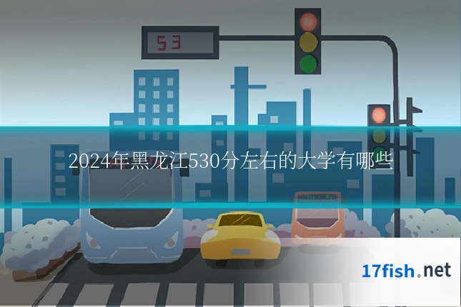 2024年黑龙江530分左右的大学有哪些