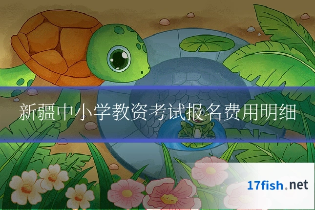 新疆中小学教资考试报名费用明细