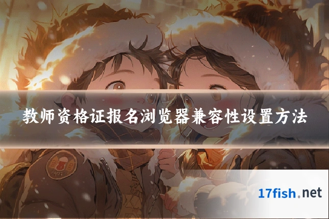 教师资格证报名浏览器兼容性设置方法