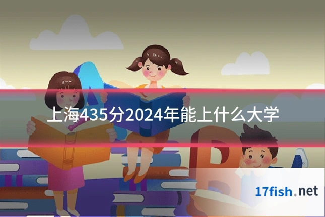 上海435分2024年能上什么大学