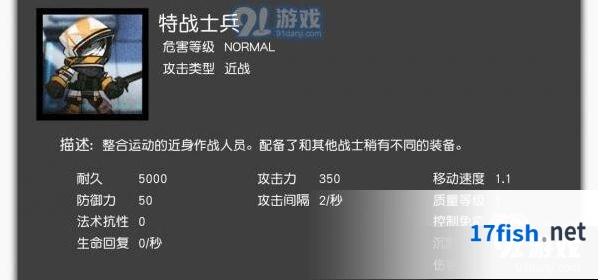 明日方舟H5-3敌人属性全数据分享