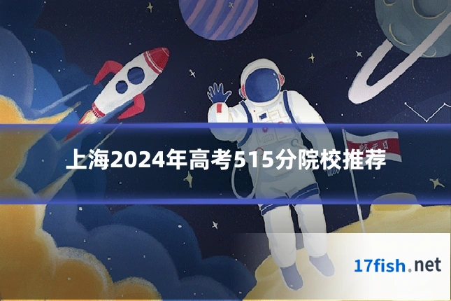 上海2024年高考515分院校推荐